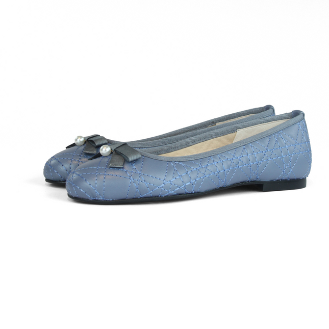 Candiace - Slate Blue Leather