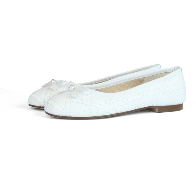 Candiace White Leather