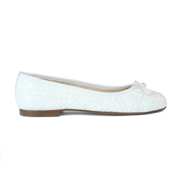 Candiace White Leather