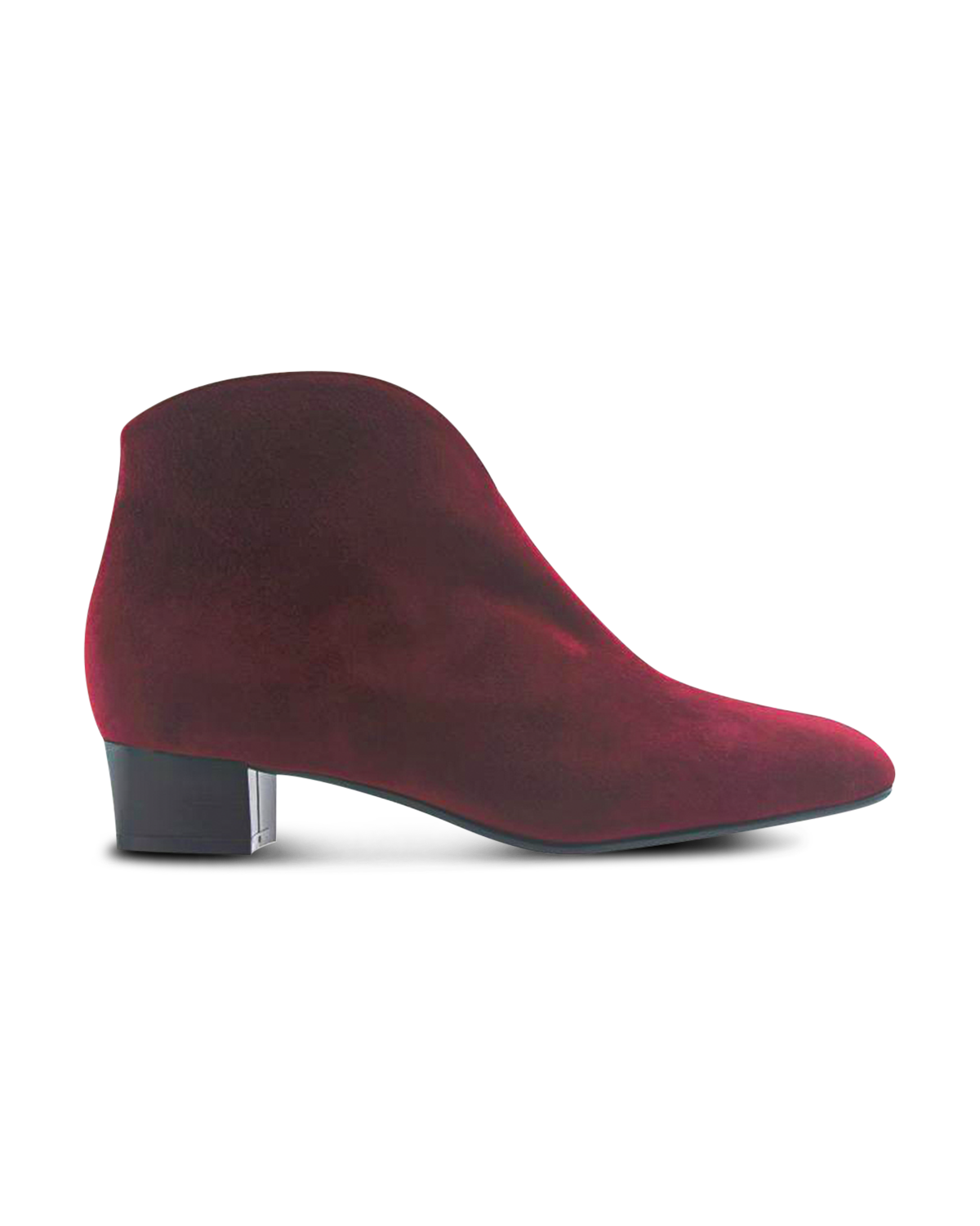 Eva - Burgundy Suede