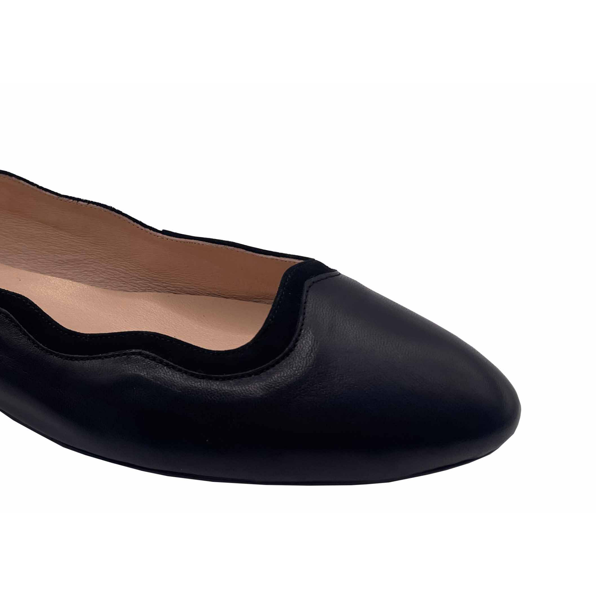 Gambler Black Ballet Flat