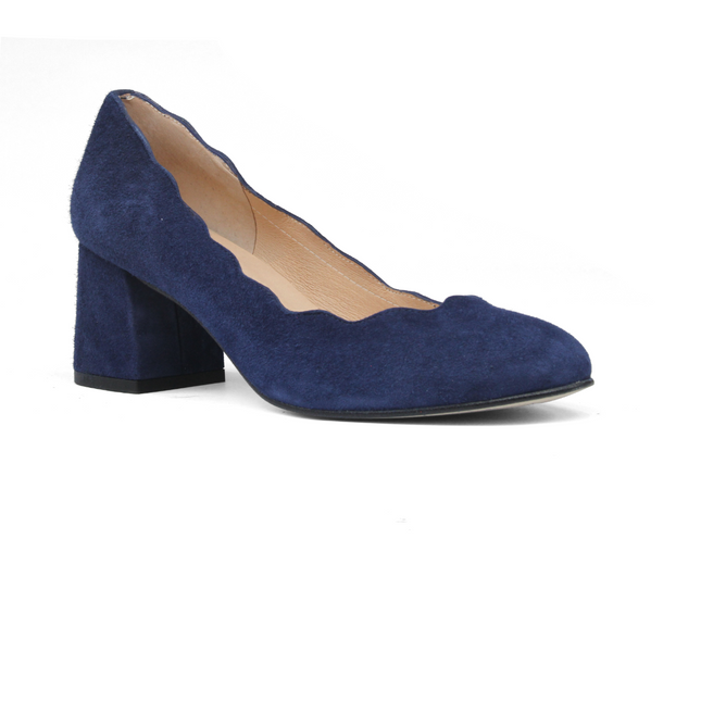 Wave Navy Suede