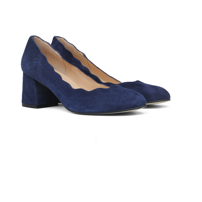 Wave Navy Suede