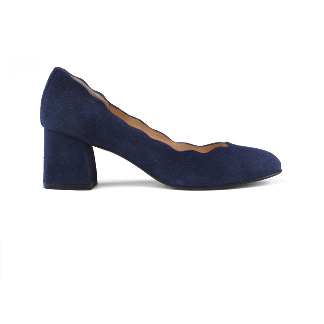 Wave Navy Suede