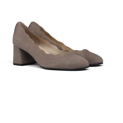 Wave Taupe Suede