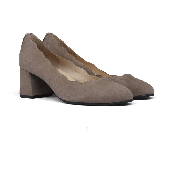 Wave Taupe Suede