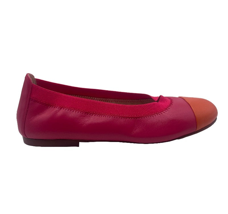Dixie- Fuchsia Leather – French Sole