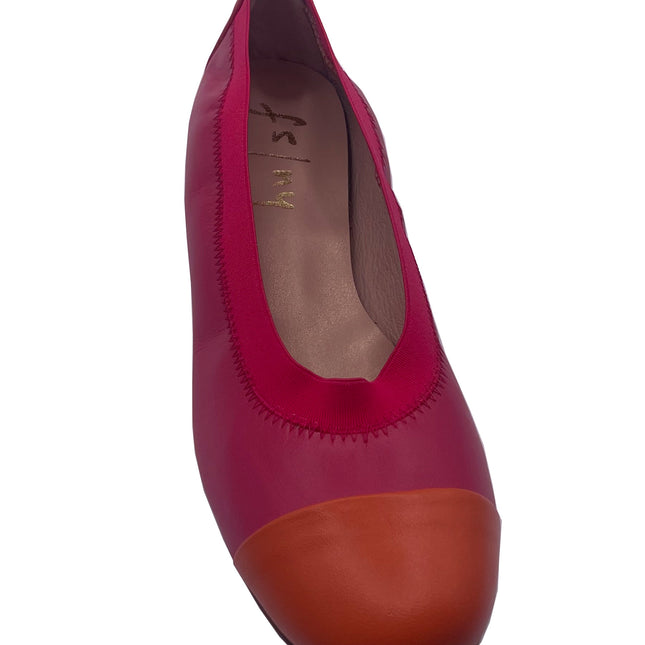 Dixie- Fuchsia Leather