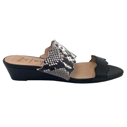 Fave - Black/Grey Snake Leather