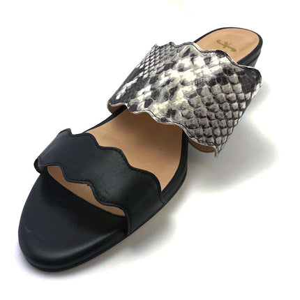 Fave - Black/Grey Snake Leather