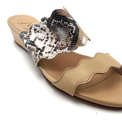 Fave - Beige Leather