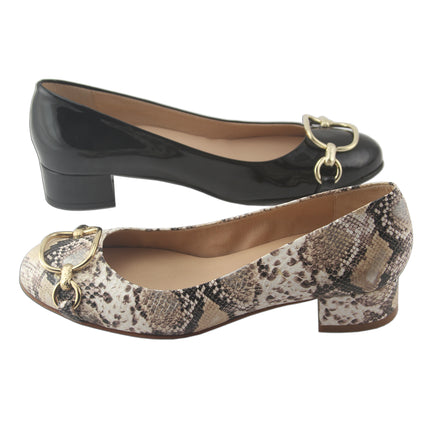Hazel - Black Patent