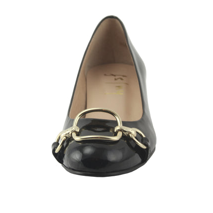 Hazel - Black Patent