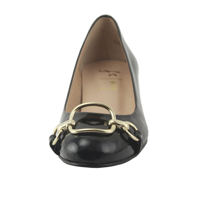 Hazel - Black Patent