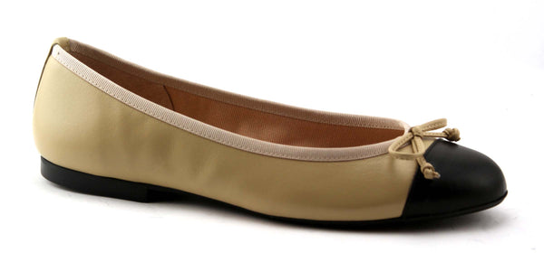 Index - Beige Black Leather – French Sole