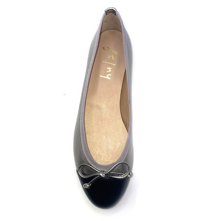Index Pewter Black Leather