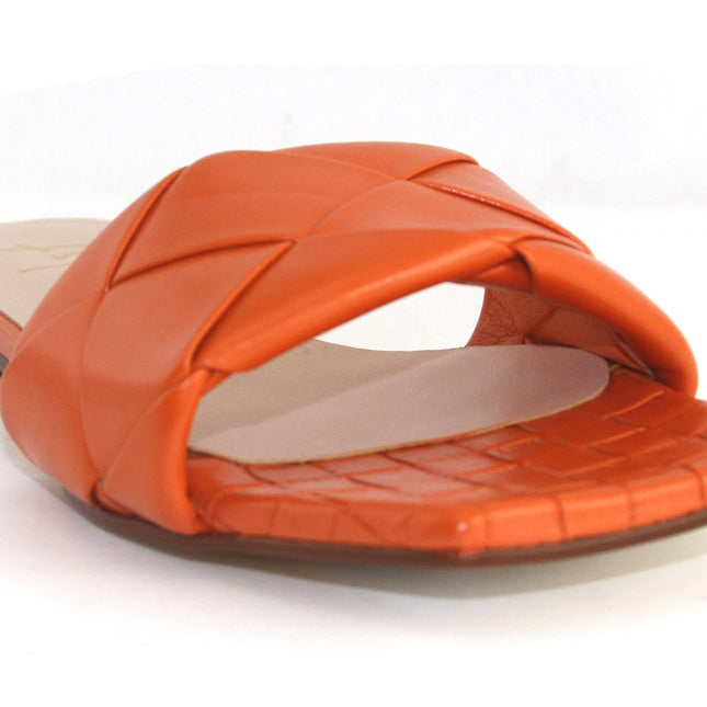 Jolene - Orange Leather