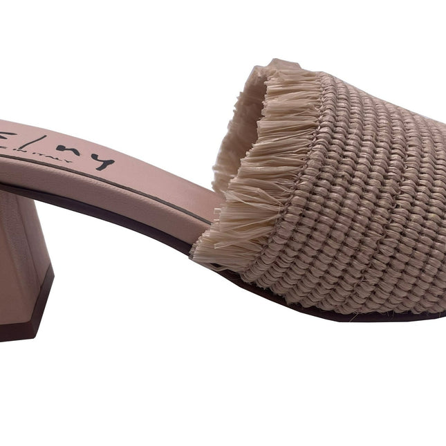 Luna - Beige Raffia