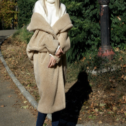 Nicky Hilton wearing teddy beige loafer 