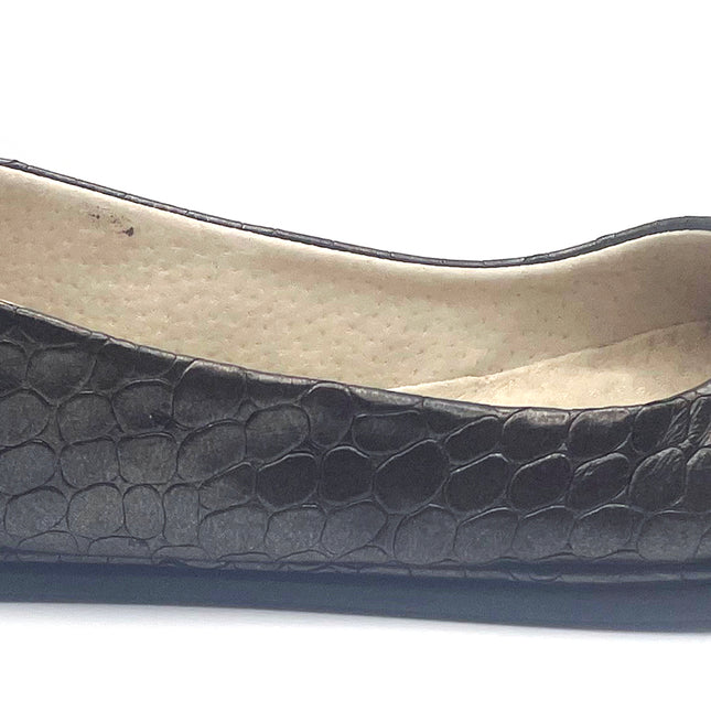 Sloop Taupe Croco Leather