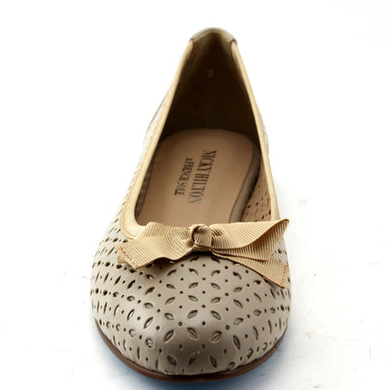 Tessa Beige Leather