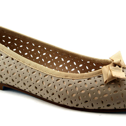 Tessa Beige Leather