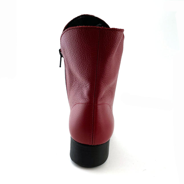 Bella - Burnished Red Pebble Leather