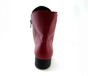 Bella - Burnished Red Pebble Leather