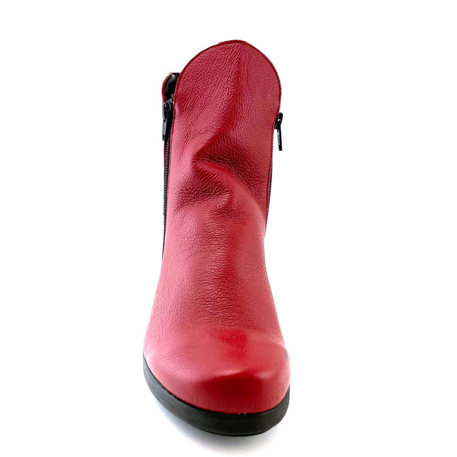 Bella - Burnished Red Pebble Leather